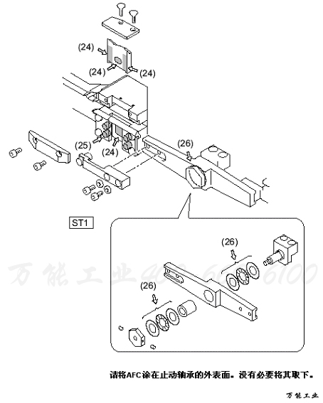 废料带处理装置的加油处