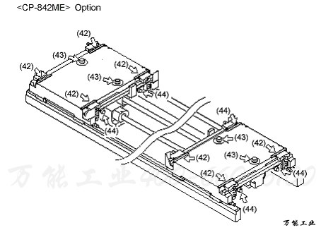 供料托架平台的加油处